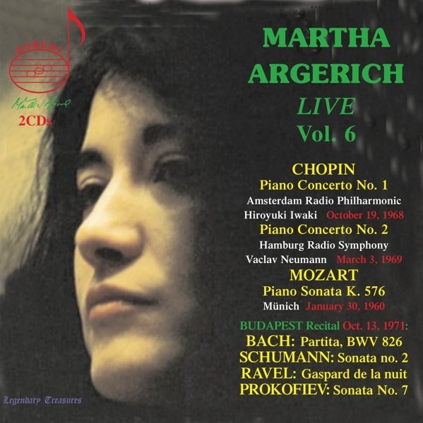 Martha Argerich: Live,Vol.6 Klavierkonzerte