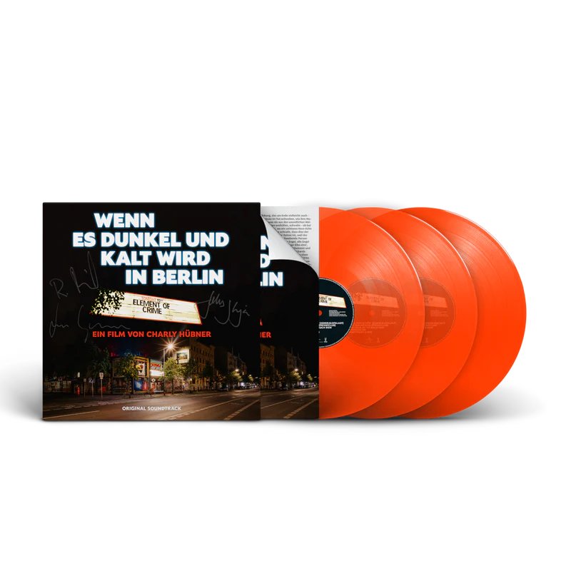 Wenn es dunkel und kalt wird in Berlin (Live, Ltd. Deluxe 3LP neon orange, signiert)(Live-Album plus Bonus LP)