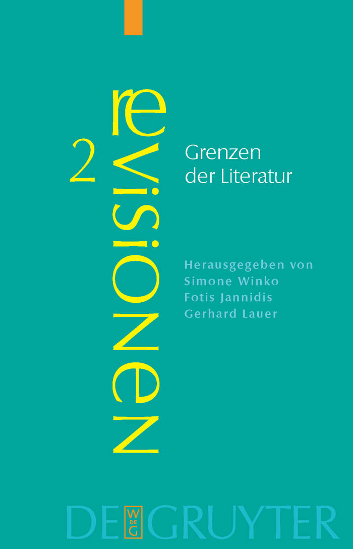 Grenzen der Literatur