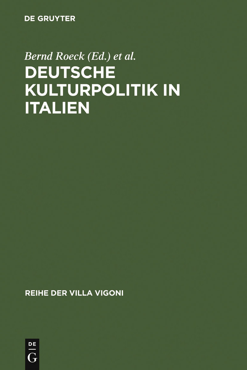 Deutsche Kulturpolitik in Italien