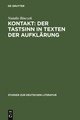 Kontakt: Der Tastsinn in Texten der Aufklärung