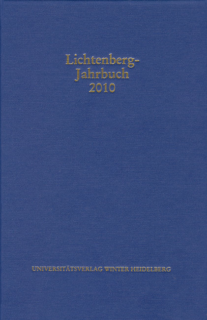 Lichtenberg-Jahrbuch 2010