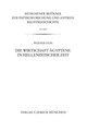 Münchener Beiträge zur Papyrusforschung Heft 105: Die Wirtschaft Ägyptens in hellenistischer Zeit