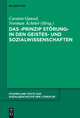 Das 'Prinzip Störung' in den Geistes- und Sozialwissenschaften