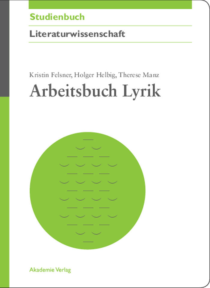 Arbeitsbuch Lyrik