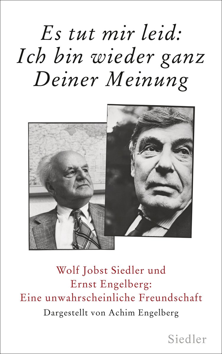 »Es tut mir leid: Ich bin wieder ganz Deiner Meinung«