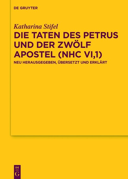 Die Taten des Petrus und der zwölf Apostel (NHC VI,1)