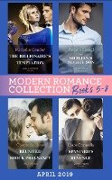 Modern Romance April 2019 Books 5-8: Spaniard's Baby of Revenge / Reunited by a Shock Pregnancy / The Sicilian's Secret Son / The Billionaire's Virgin Temptation