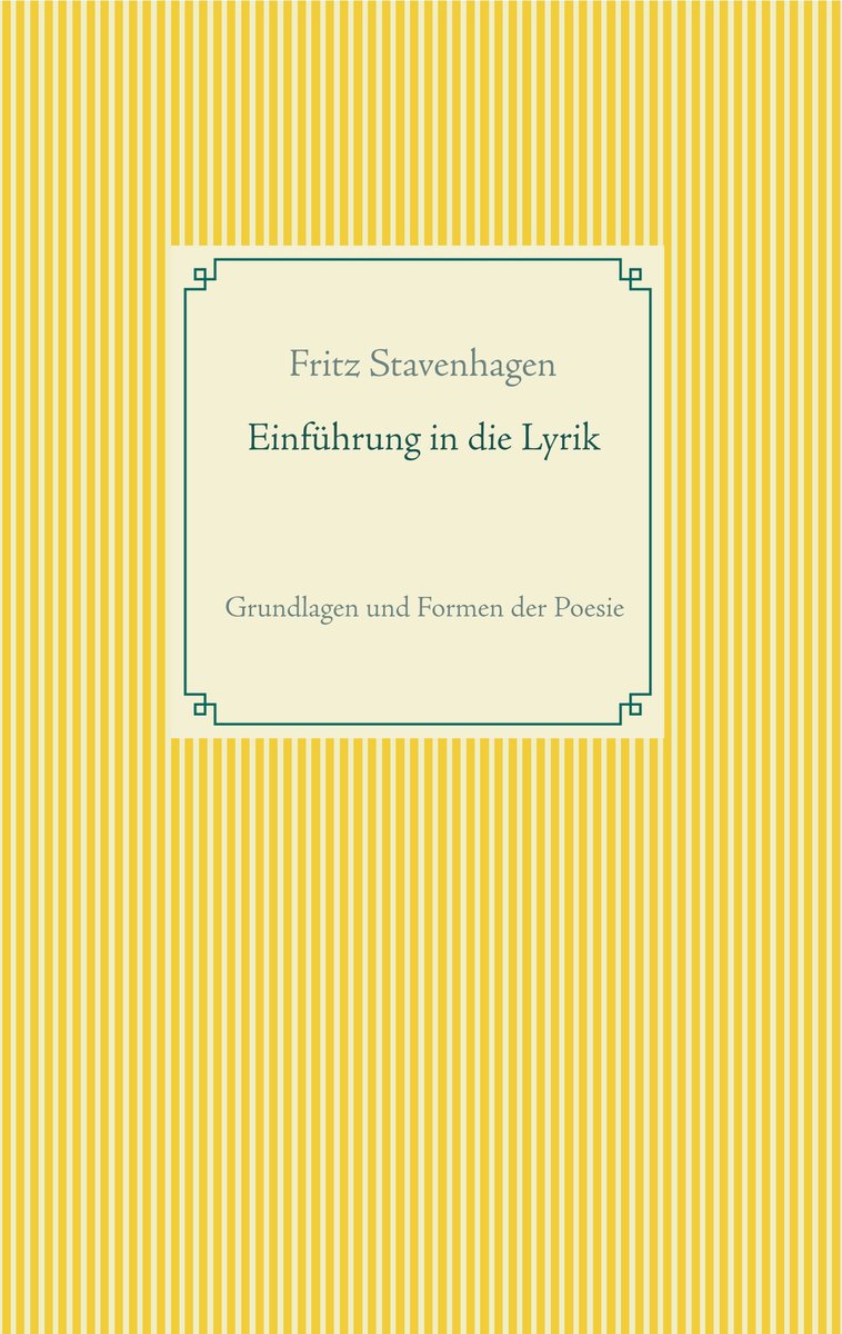 Einführung in die Lyrik