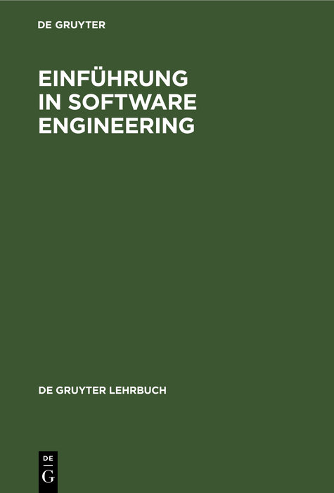 Einführung in Software Engineering