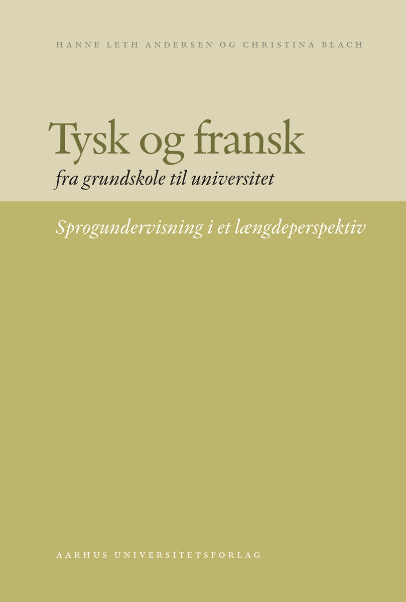 Tysk og fransk fra grundskole til universitet