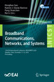 Broadband Communications, Networks, and Systems