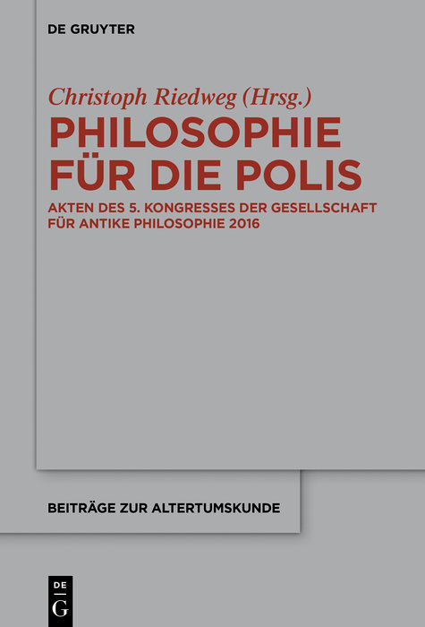 Philosophie für die Polis