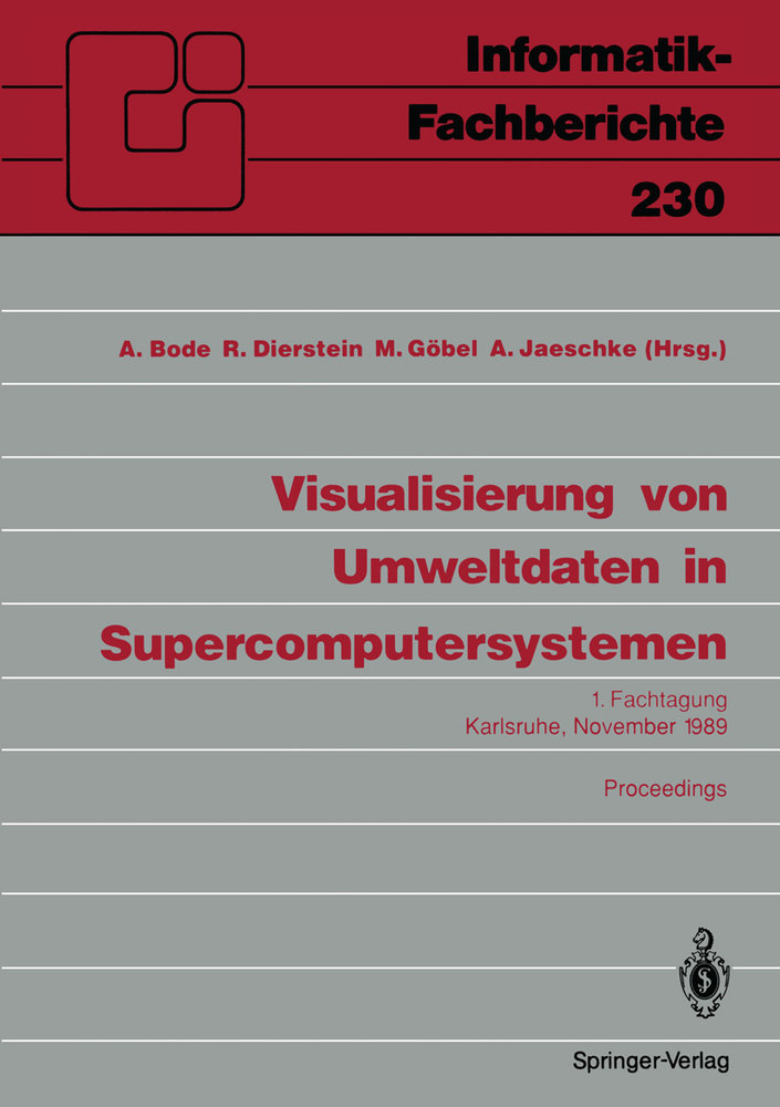 Visualisierung von Umweltdaten in Supercomputersystemen