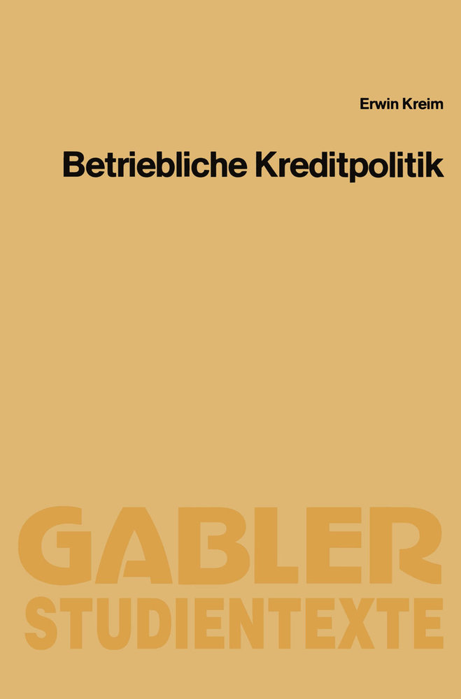 Betriebliche Kreditpolitik