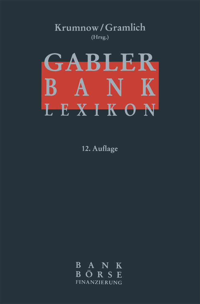 Gabler Bank-Lexikon