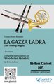 Bb Bass Clarinet part of 'La Gazza Ladra' overture for Woodwind Quintet