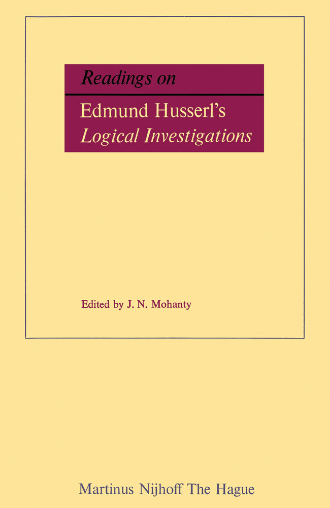 Readings on Edmund Husserl's Logical Investigations