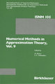 Numerical Methods in Approximation Theory, Vol. 9