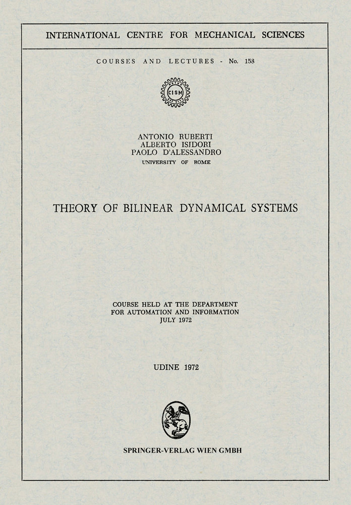 Theory of Bilinear Dynamical Systems