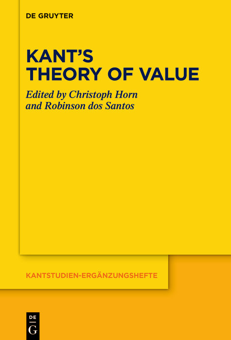 Kant s Theory of Value