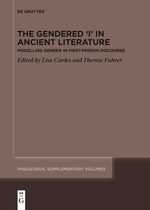 The Gendered  I´ in Ancient Literature