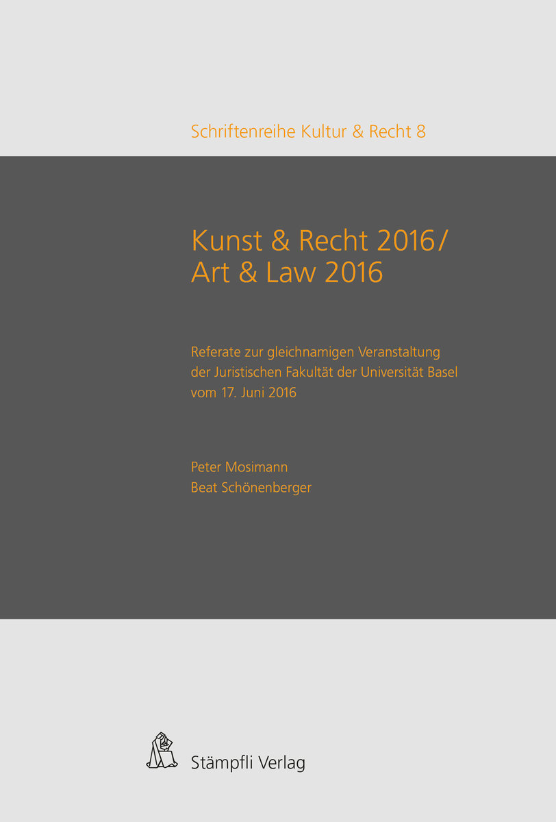 Kunst & Recht 2016 / Art & Law 2016