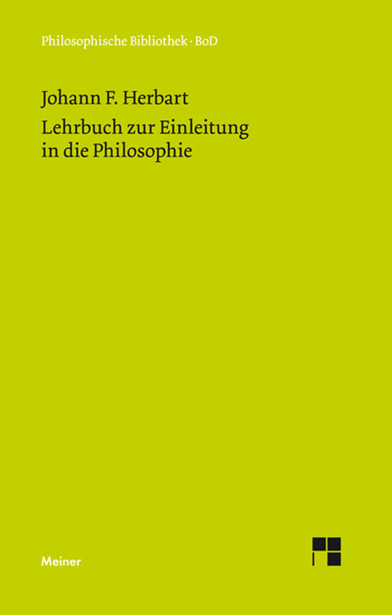 Lehrbuch zur Einleitung in die Philosophie