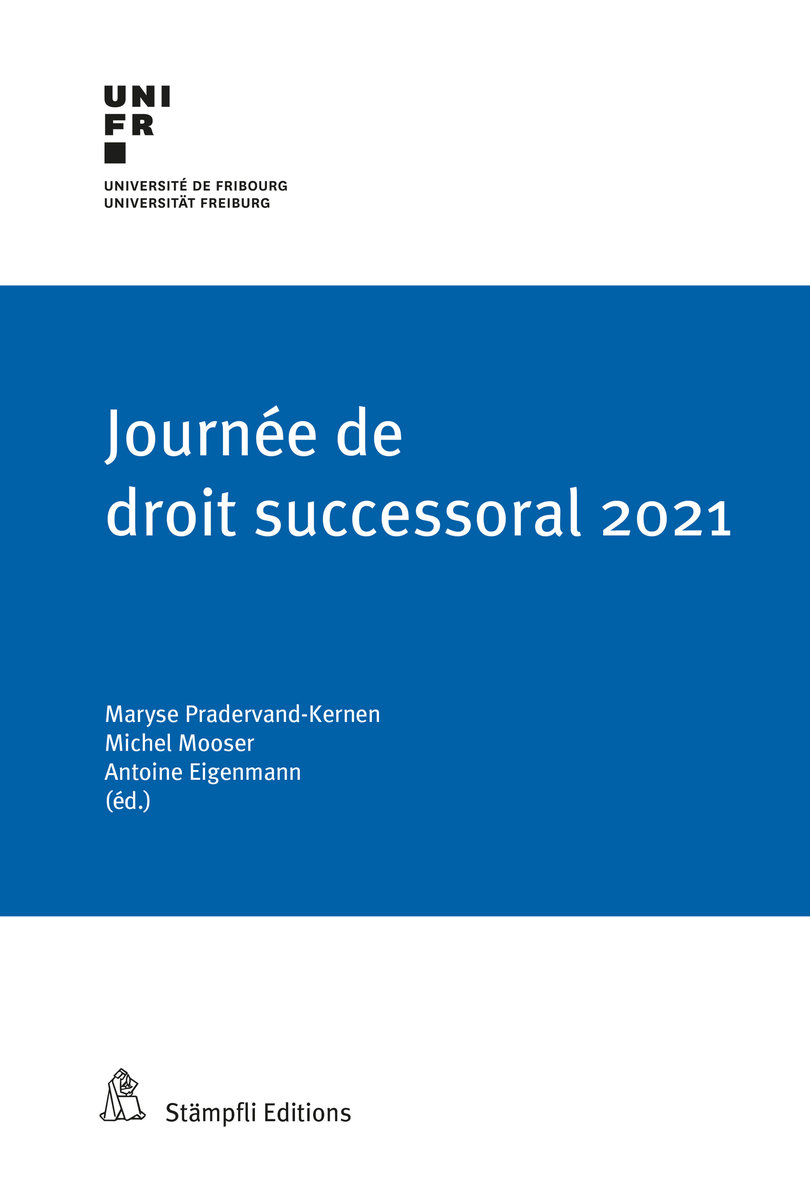 Journée de droit successoral 2021