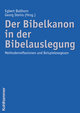 Der Bibelkanon in der Bibelauslegung