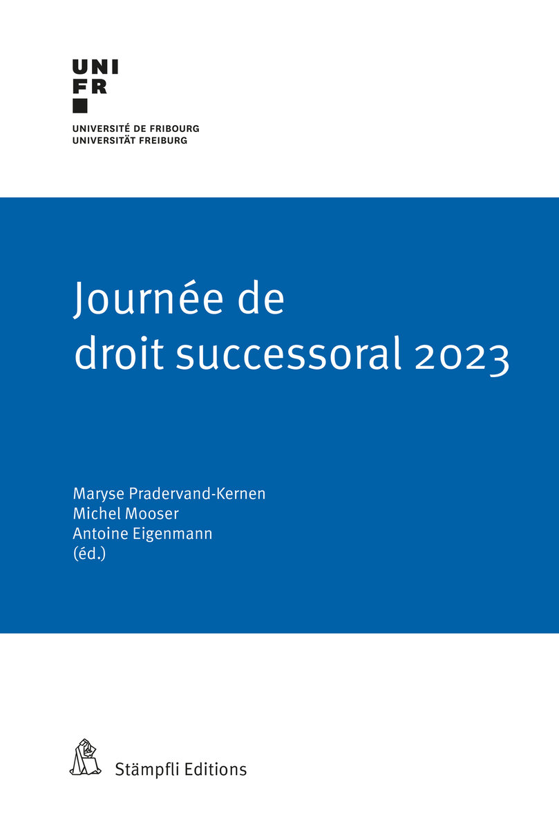 Journée de droit successoral 2023