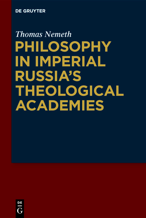 Philosophy in Imperial Russia´s Theological Academies