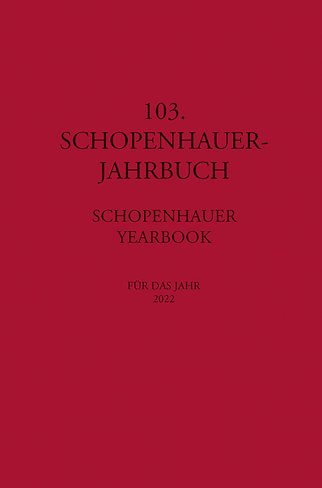 103. Schopenhauer Jahrbuch