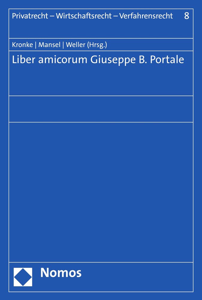 Liber amicorum Giuseppe B. Portale