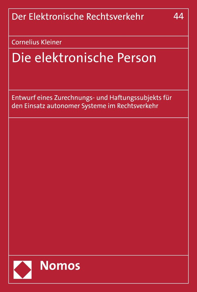 Die elektronische Person