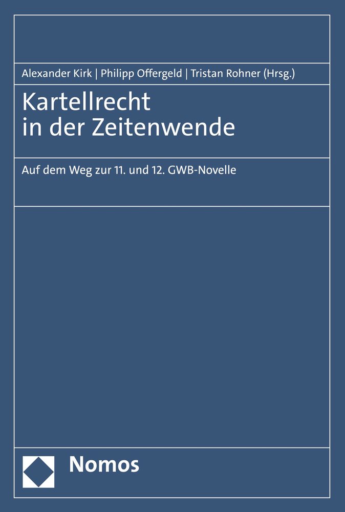 Kartellrecht in der Zeitenwende