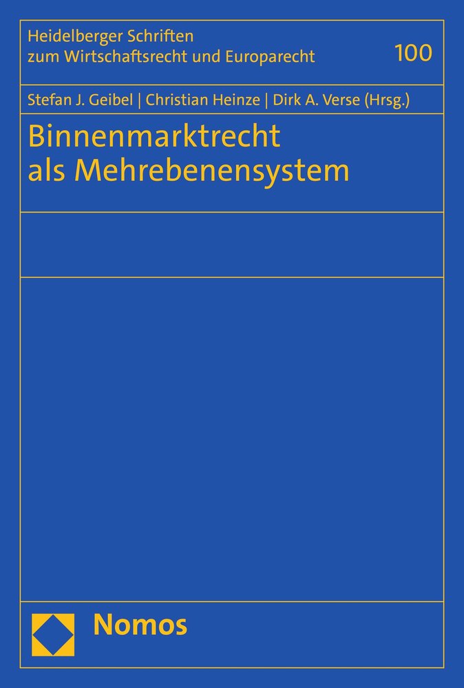 Binnenmarktrecht als Mehrebenensystem