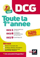 DCG - Toute la 1ère année du DCG 1, 8, 9 en fiches - 2024 - Révision 2024-2025