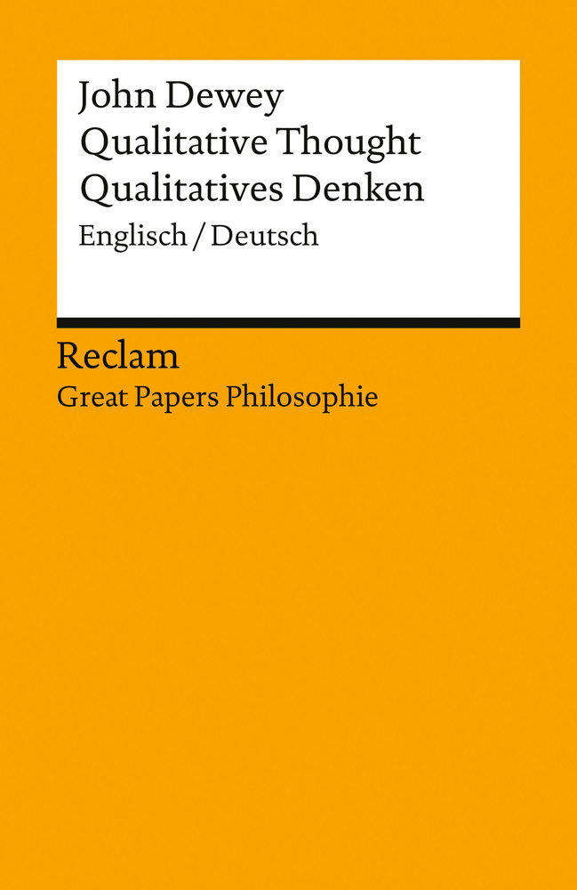 Qualitative Thought / Qualitatives Denken