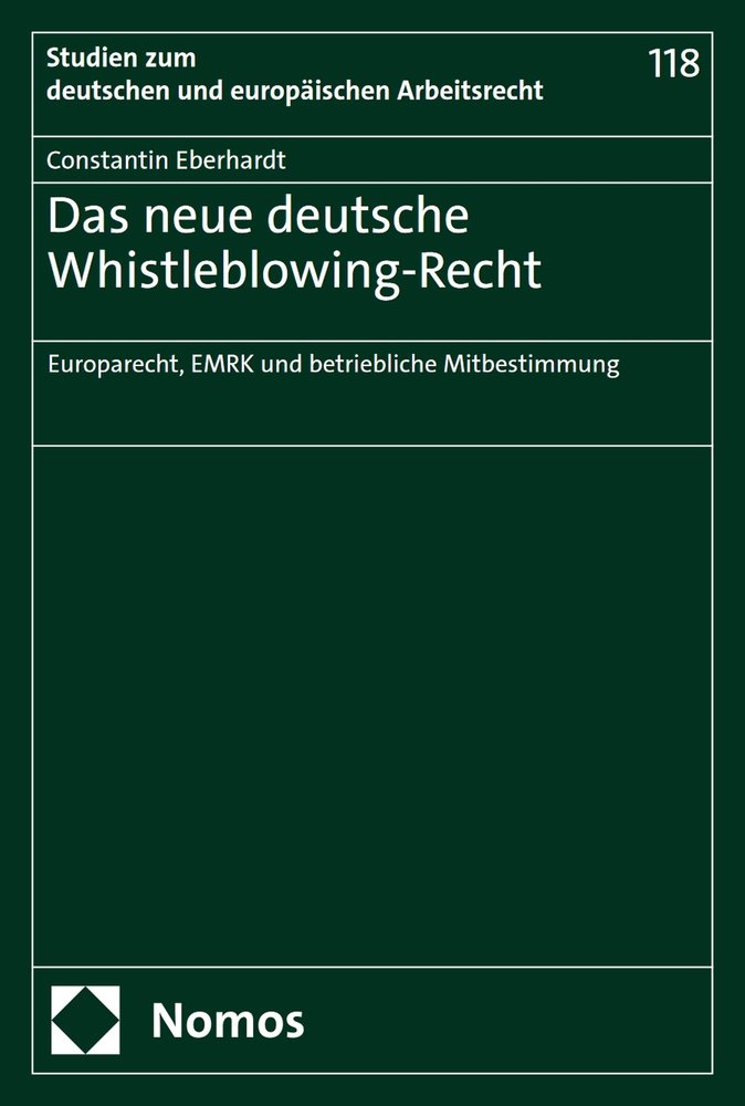 Das neue deutsche Whistleblowing-Recht