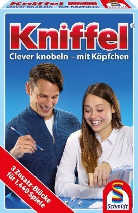 Kniffel, 3 Zusatz-Blöcke (Spiel-Zubehör)