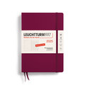 Wochenkalender & Notizbuch Medium A5 Port Red 2025