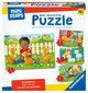 Ravensburger ministeps 4169 Mein allererstes Puzzle: Streichelzoo - 4 erste Puzzles mit 2-5 Teilen, Spielzeug ab 18 Mona