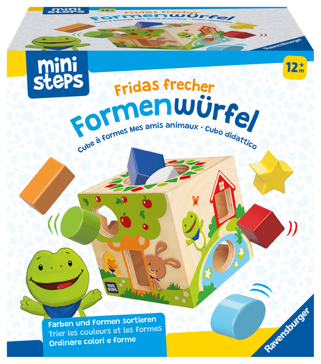 ministeps: Fridas frecher Formenwürfel