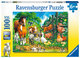 Ravensburger Kinderpuzzle - 10689 Versammlung der Tiere - Tier-Puzzle für Kinder ab 6 Jahren, mit 100 Teilen im XXL-Form