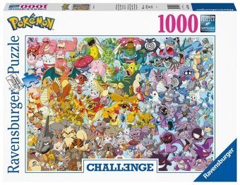 Ravensburger Puzzle 1000 Teile, Challenge Pokémon - Alle 150 Pokémon der 1. Generation als herausforderndes Puzzle für E