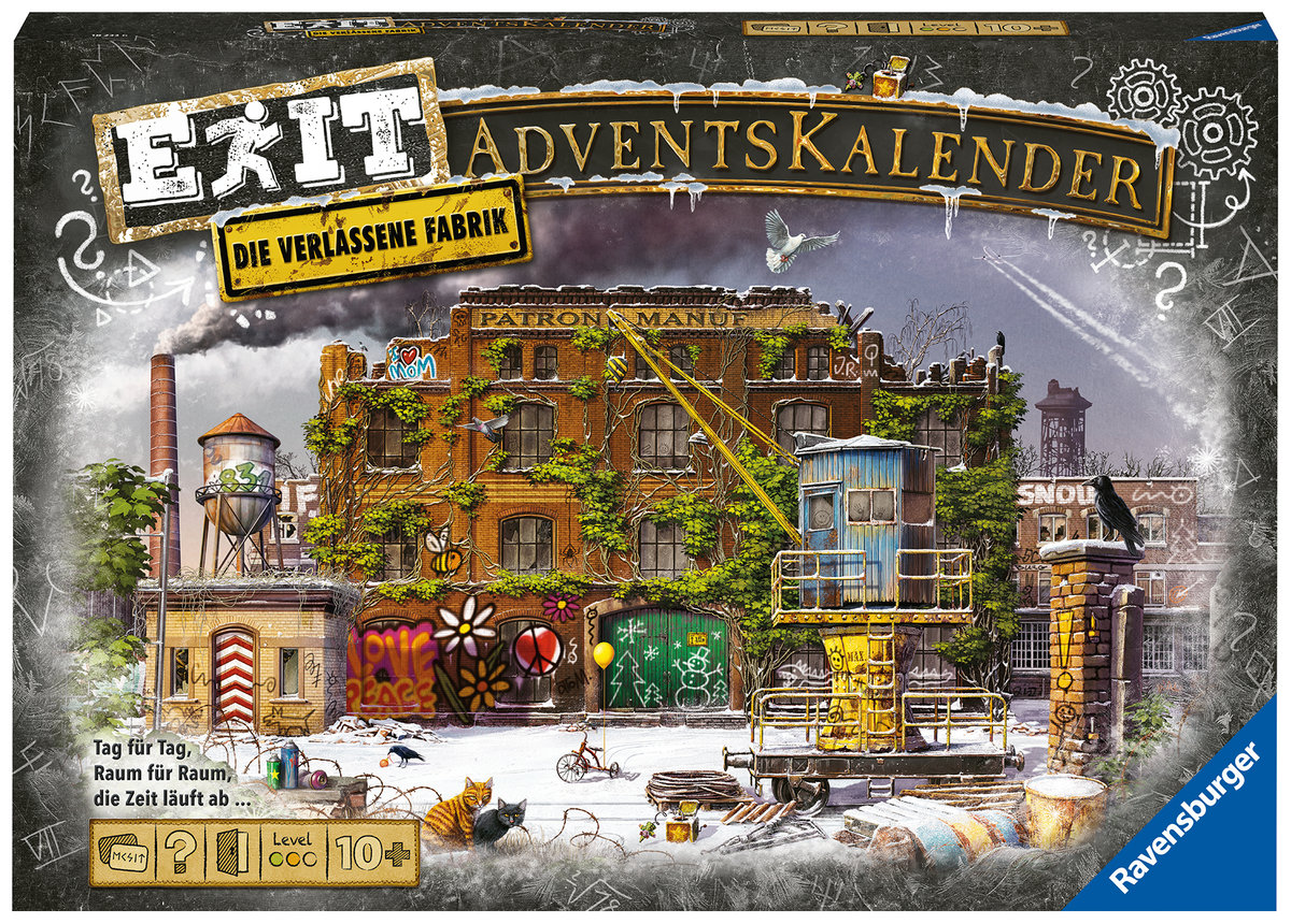 Exit Adventskalender 'Die verlassene Fabrik'