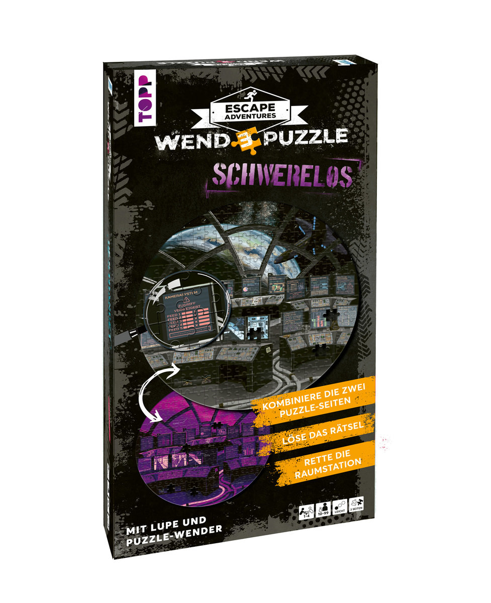 TOPP Escape Adventures - Wendepuzzle: Schwerelos - 280 Teile