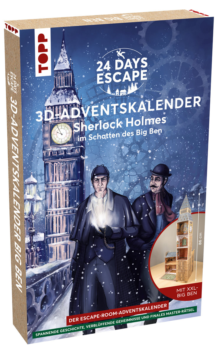 24 DAYS ESCAPE 3D-Adventskalender - Sherlock Holmes im Schatten des Big Ben