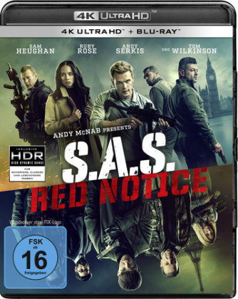 SAS:Red Notice (4K Ultra HD+Blu-ray)